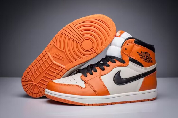 Men's Running Weapon Air Jordan 1 Orange Shoes 0413 Men's Running Weapon Air Jordan 1 Orange Shoes 0413